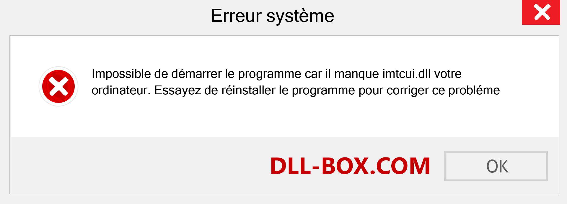 Le fichier imtcui.dll est manquant ?. Télécharger pour Windows 7, 8, 10 - Correction de l'erreur manquante imtcui dll sur Windows, photos, images